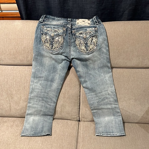 Miss me women’s midrise easy crop size 27 - Picture 3 of 5